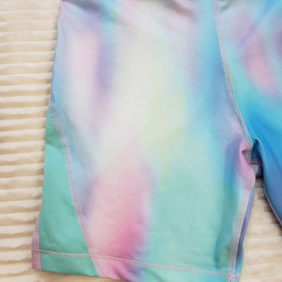 Nike Pro Unicorn Dri Fit girls XL 3" Multi-Color Pastel Training Shorts NWT - Picture 5 of 14